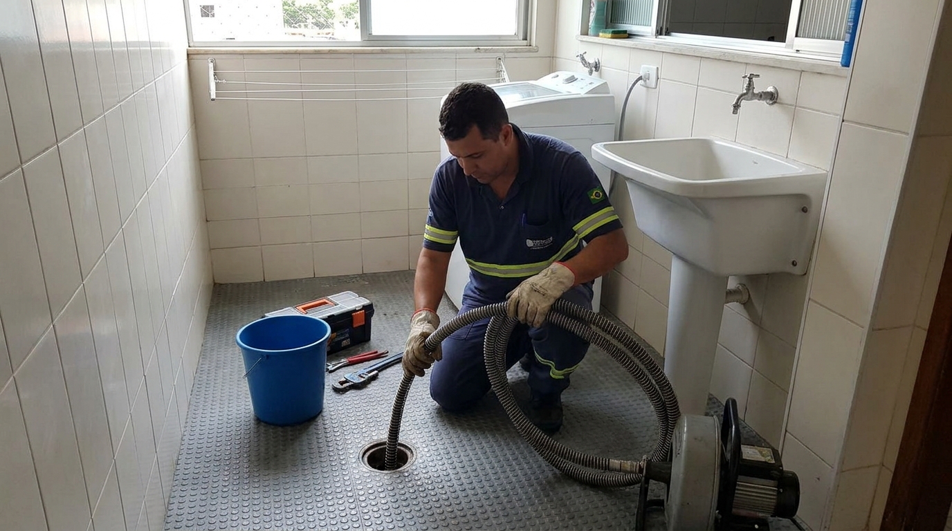 Desobstrução na Cozinha em São Bernardo do Campo‑SP